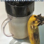 Bananenmilkshake maken